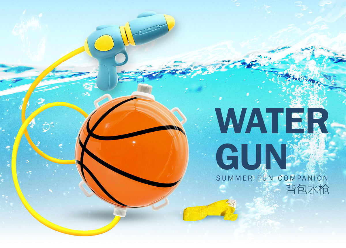 Basketball Backpack Water Gun